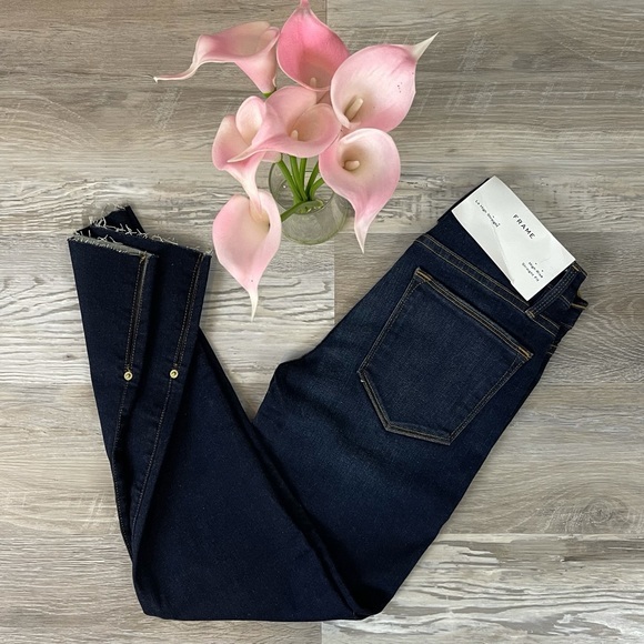 Frame Denim Le High Straight Cropped Fort Fellah - Picture 8 of 16